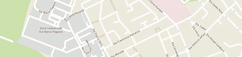 Mappa della impresa noacom sas di riccardo bonelli e c a MILANO