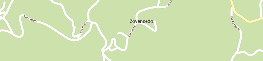 Mappa della impresa municipio a ZOVENCEDO