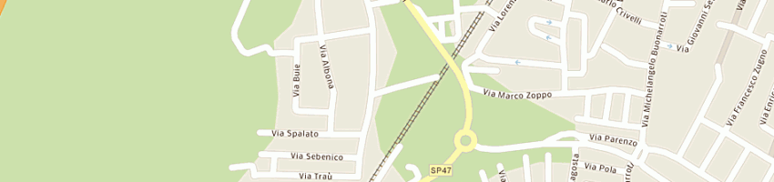 Mappa della impresa autofficina buratto racing di buratto luigi e zorzi marco snc a PADOVA