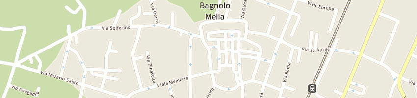 Mappa della impresa non solo merceria di bellomi virginia a BAGNOLO MELLA