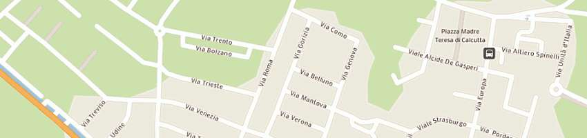 Mappa della impresa scuola elementare g pascoli a RUBANO