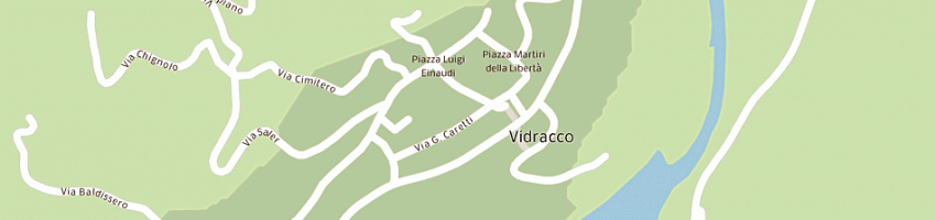 Mappa della impresa ccbyl compagnia dei caraibi di baracco edelberto a VIDRACCO