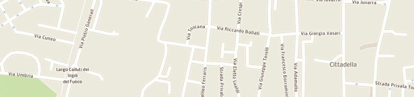 Mappa della impresa viola alfredo a NOVARA