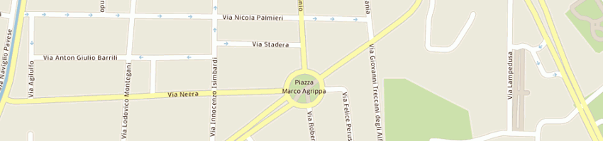 Mappa della impresa caro' rosa e narducci adriana snc a MILANO