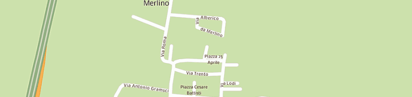 Mappa della impresa seddio alfonso a MERLINO