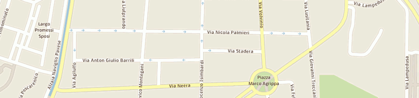 Mappa della impresa ubic (srl) a MILANO