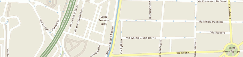Mappa della impresa drali giuseppe a MILANO