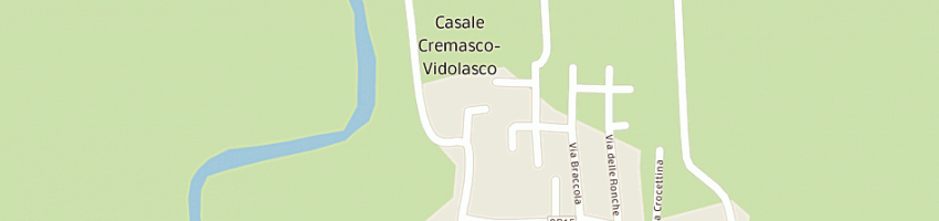 Mappa della impresa danone (spa) a CASALE CREMASCO VIDOLASCO