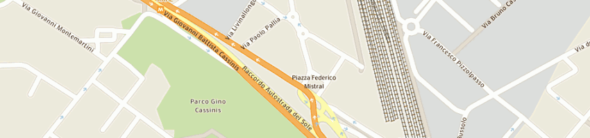 Mappa della impresa mca (srl) a MILANO