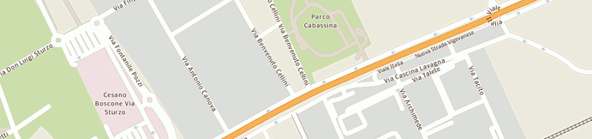 Mappa della impresa centro servizi investigativi a MILANO
