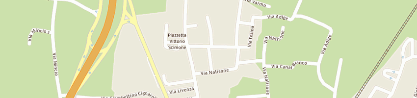 Mappa della impresa favaron rappresentanze snc a PADOVA