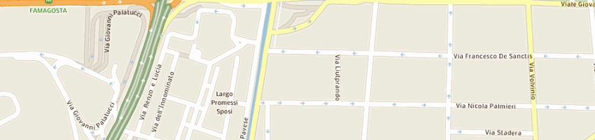 Mappa della impresa pasfin srl a MILANO