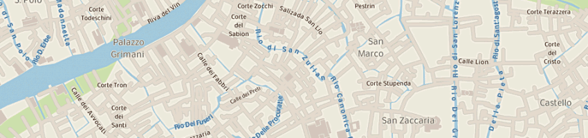 Mappa della impresa bar cavatappi a VENEZIA