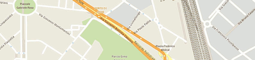 Mappa della impresa lino manfrotto co spa a MILANO