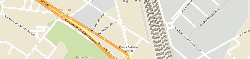 Mappa della impresa sangalli tende di panaino roberto giuseppe a MILANO