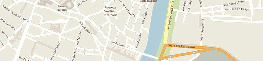 Mappa della impresa associazione proprieta' edilizia provincia di verona a VERONA