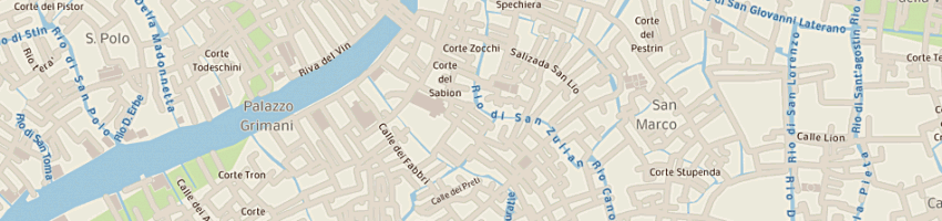 Mappa della impresa zanetti vetreria artistica srl a VENEZIA