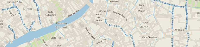 Mappa della impresa farmacia de zuanni dr pinkerton a VENEZIA