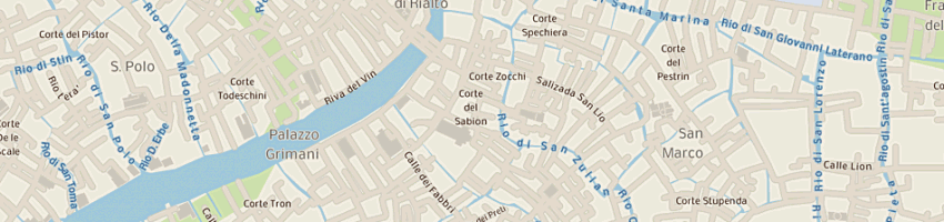 Mappa della impresa del gobbo sergio a VENEZIA