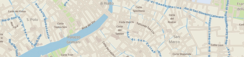 Mappa della impresa residenza goldoni di spellanzon f e c sas a VENEZIA