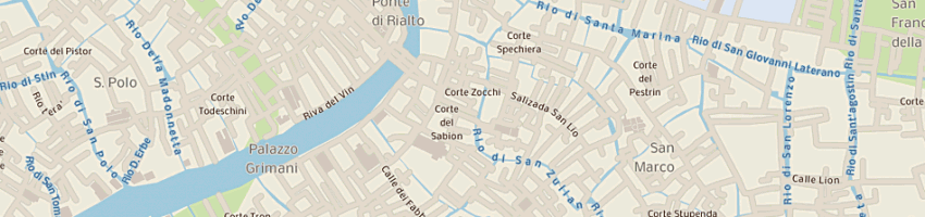 Mappa della impresa hotel di convilli franco e c snc a VENEZIA