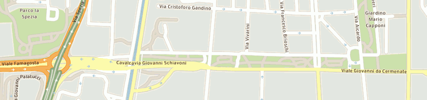 Mappa della impresa la bottega della carne di gleria maurizio a MILANO
