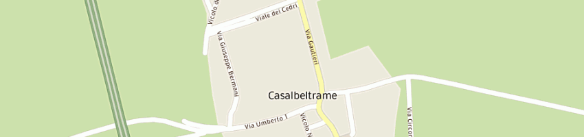 Mappa della impresa municipio a CASALBELTRAME