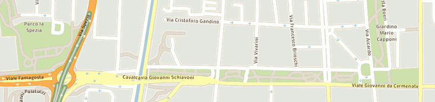 Mappa della impresa al negozio dell'orologio (srl) a MILANO