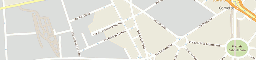 Mappa della impresa studio menis sas di menis mario e c a MILANO