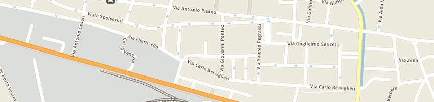 Mappa della impresa pizza arcobaleno di bongiorno francesco a VERONA