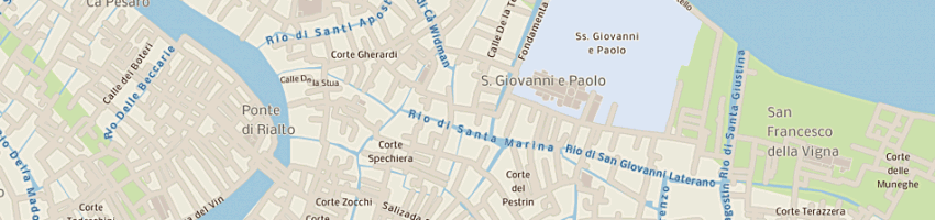 Mappa della impresa locanda canal di p e t tortorella snc a VENEZIA