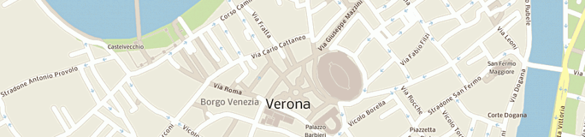 Mappa della impresa brek ristorante a VERONA