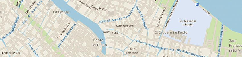 Mappa della impresa bortoluzzi nicoletta a VENEZIA