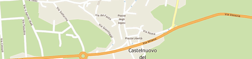 Mappa della impresa cartoleria la cicala di benini gabriella a CASTELNUOVO DEL GARDA