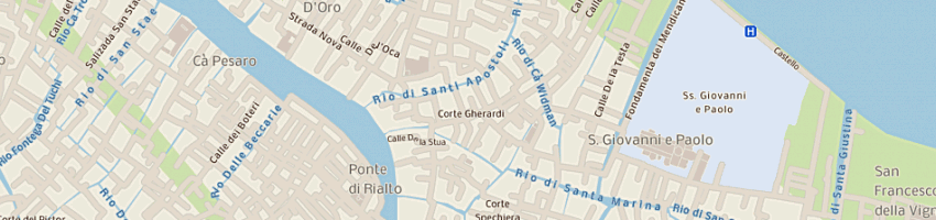 Mappa della impresa art cities consulting di cagnin n e c snc a VENEZIA
