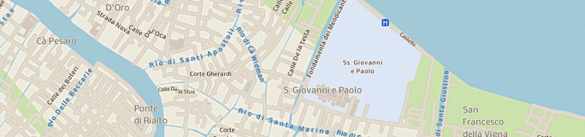 Mappa della impresa impresa veneziani palificazioni srl a VENEZIA