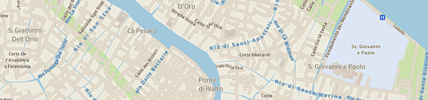 Mappa della impresa al lion bianco sas a VENEZIA