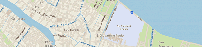 Mappa della impresa barbini silvio a VENEZIA