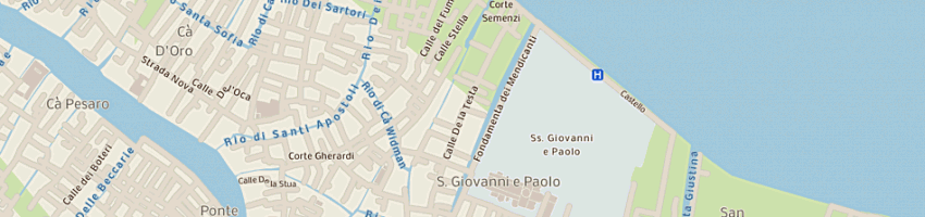 Mappa della impresa verlato gianfranco a VENEZIA