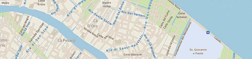 Mappa della impresa barera giovanni a VENEZIA