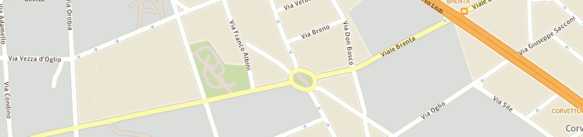 Mappa della impresa garage s maria a MILANO