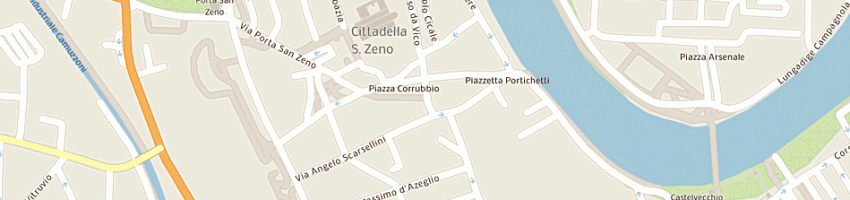 Mappa della impresa pizzeria al taglio paolo e rosetta snc a VERONA
