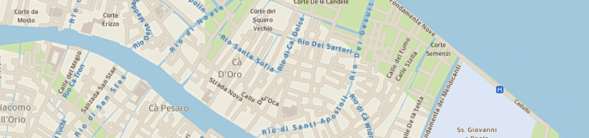 Mappa della impresa caos snc di michelangelo e nicola eremita e c a VENEZIA