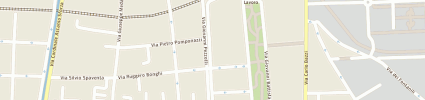 Mappa della impresa tentori sergio a MILANO