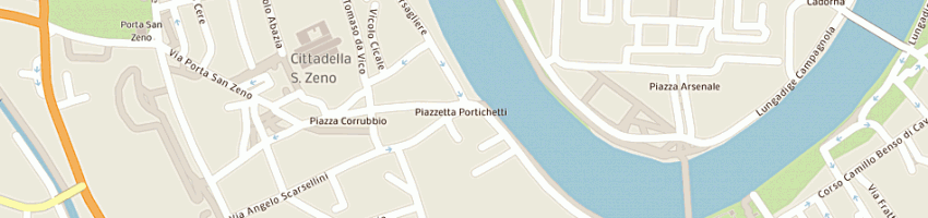 Mappa della impresa pizzeria vesuvio snc di esposito giovanni e paolo a VERONA