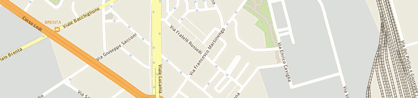 Mappa della impresa studio syntagma sas di fulvia vimercati e c a MILANO