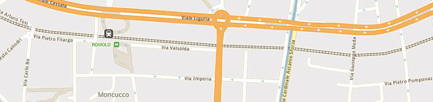 Mappa della impresa divo srl a MILANO