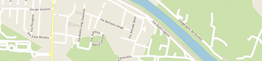 Mappa della impresa menaldo mauro a PADOVA