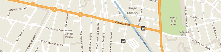 Mappa della impresa studio legale associato stellari - lucchelli a MILANO