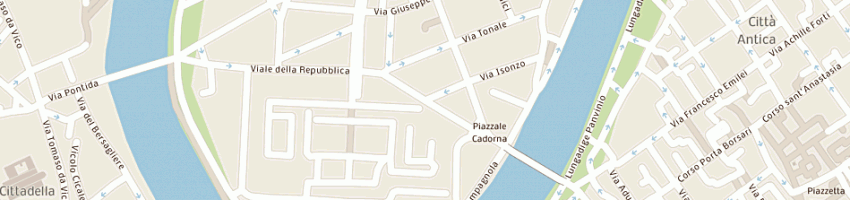 Mappa della impresa pisani ernesto a VERONA